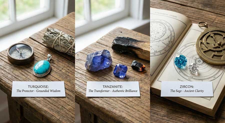 ماذا تكشف أحجار ديسمبر الكريمة عن الشخص