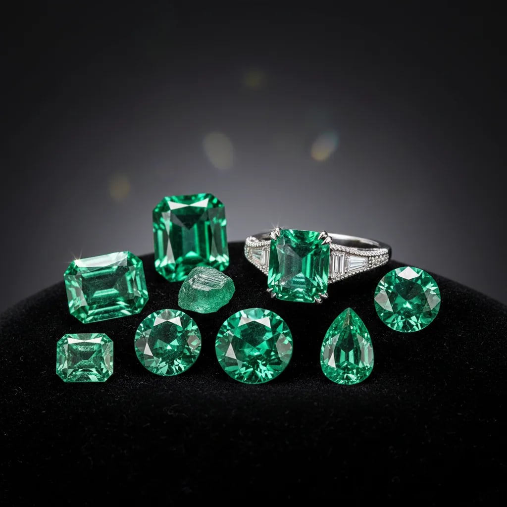Watch: an emerald buying guide before you commit — engagement ring with emerald stone