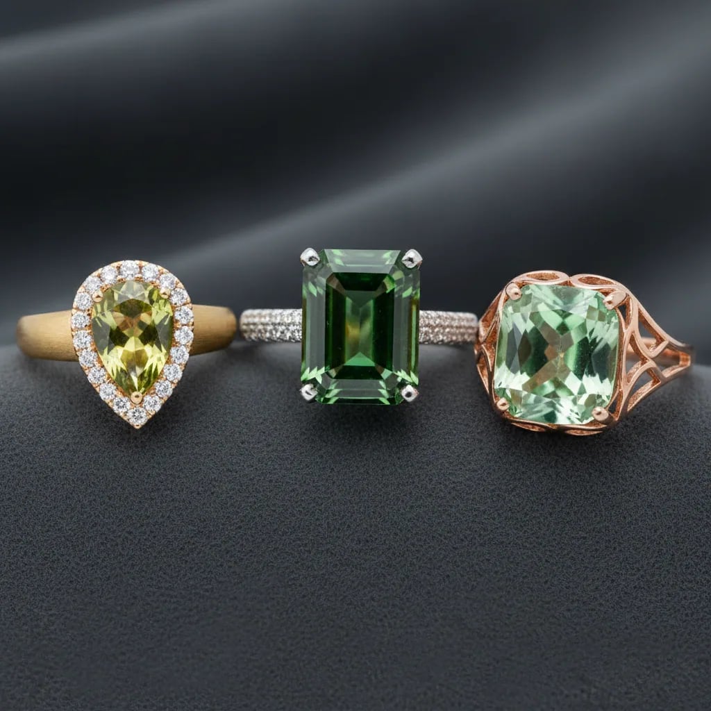 What Makes Green Gemstone Rings So Popular Right Now? — green gemstone ring