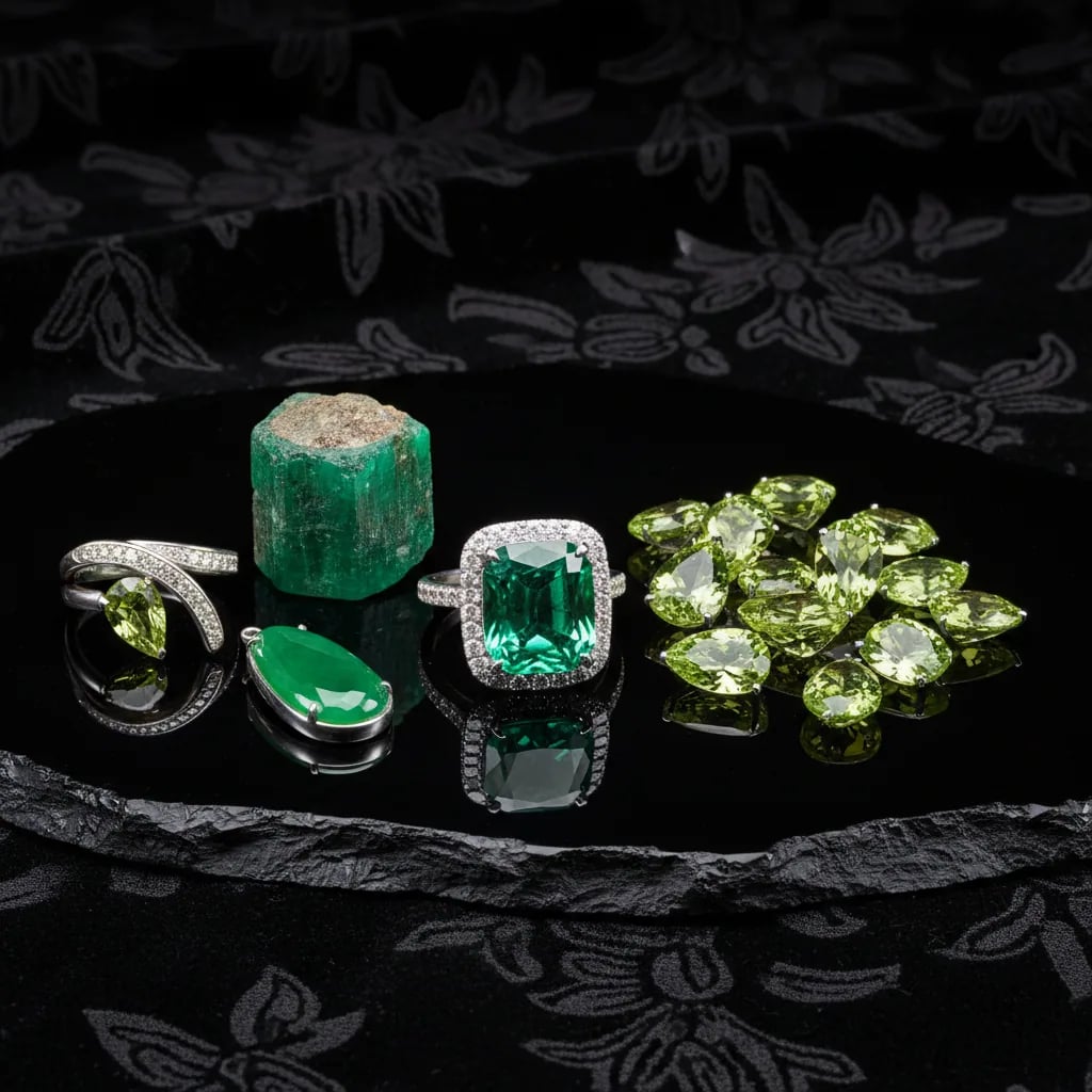 The Joalys Approach: Mine-to-Customer Green Gemstones — green gemstone ring
