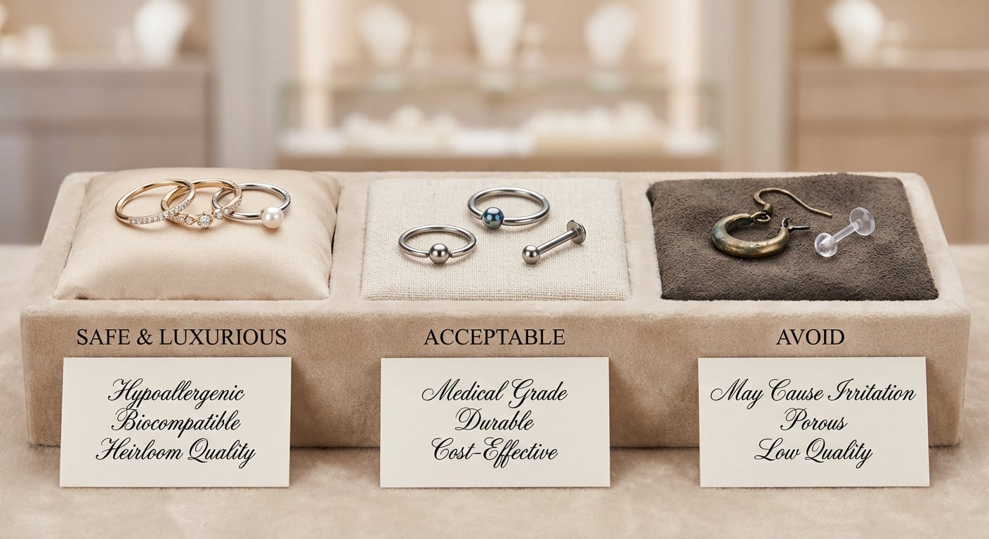 helix ear piercings jewelry - The Hierarchy of Materials: A Guide to Safe & Luxurious Choices (approx. 300 words)