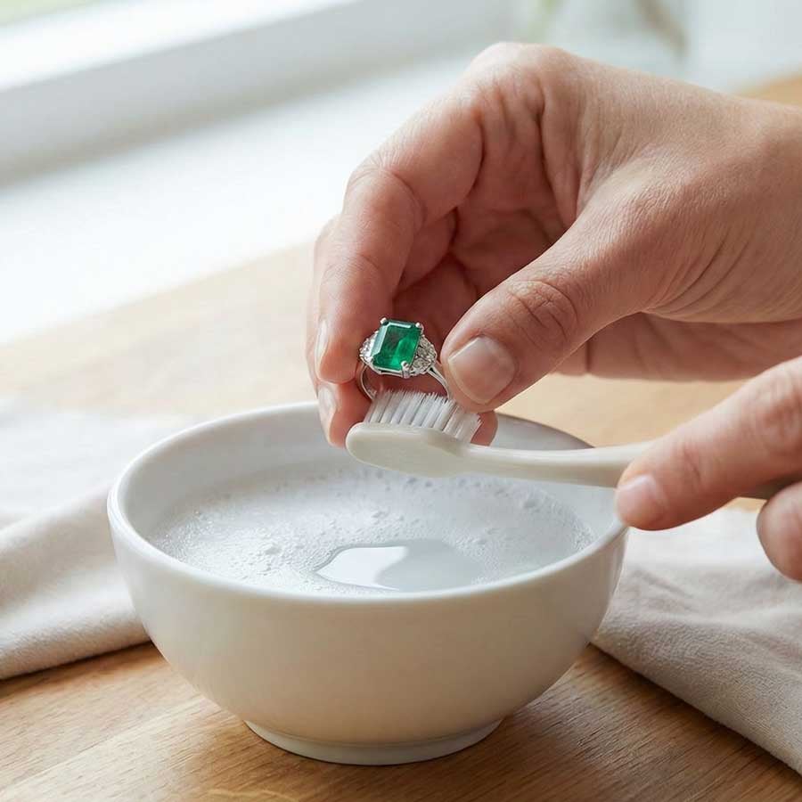 a women cleaning here emerald care
