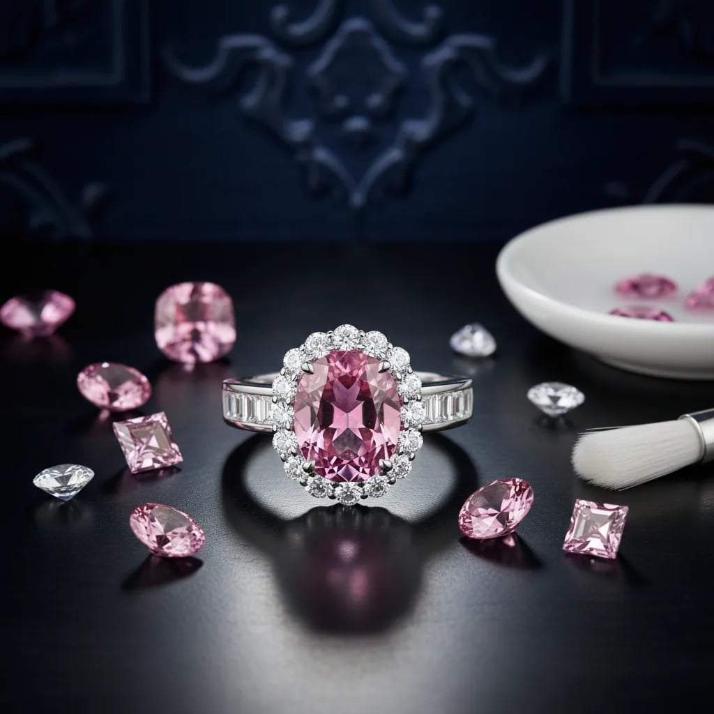 How do you care for a pink sapphire ring with diamonds? — pink sapphire ring with diamonds