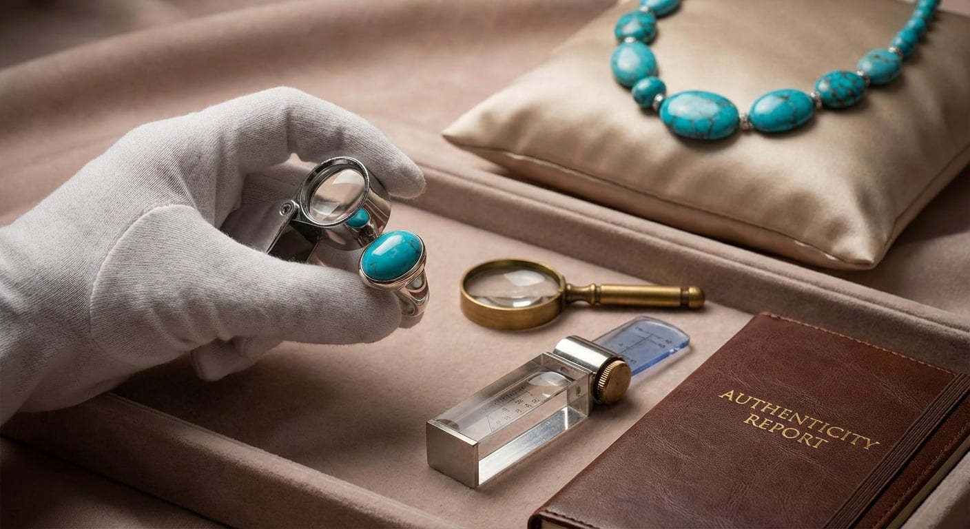 turquoise jewelry - The Authenticity Test: How to Spot Real Turquoise Jewelry