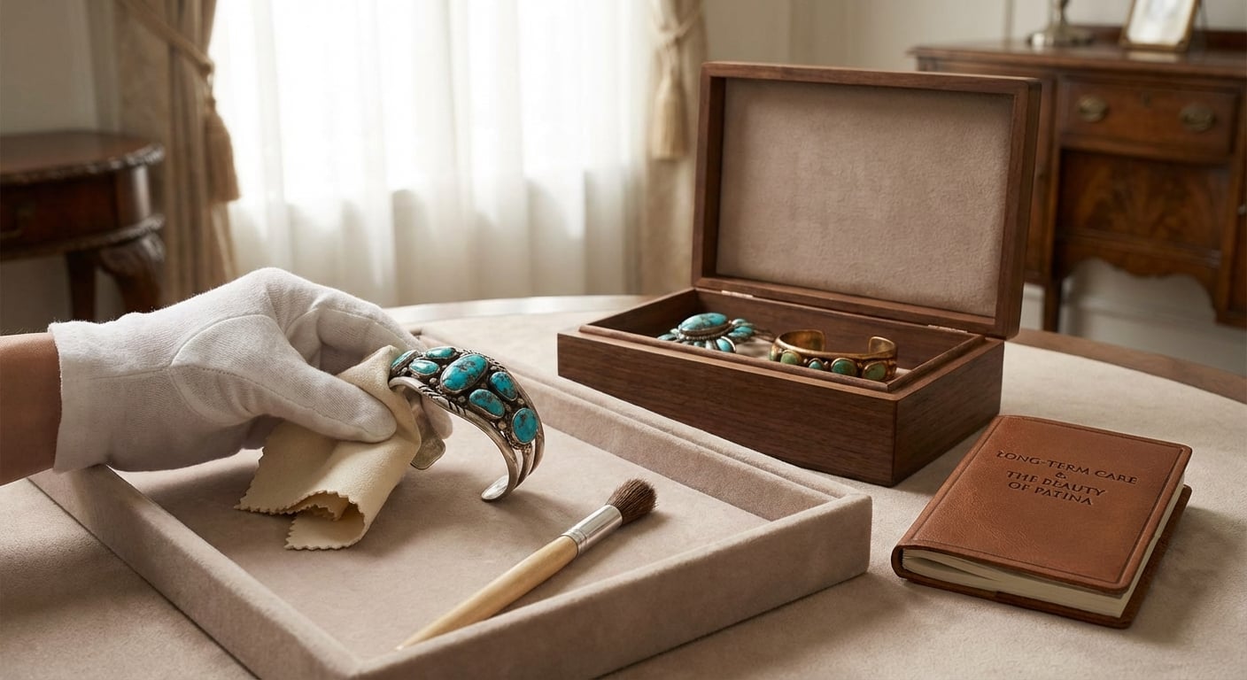turquoise jewelry - Preserving Your Investment: Long-Term Care & The Beauty of Patina