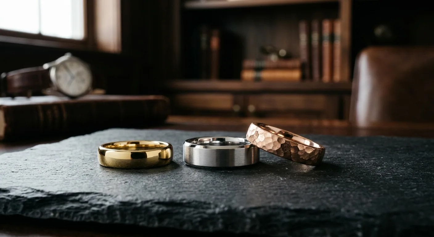 wedding ring male gold